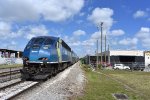 BL36PH # 822 pushing a northbound train out of Metrorail Transfer Station heading to Magonia Park